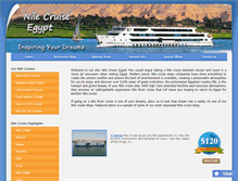 Tablet Screenshot of nilecruiseegypt.net